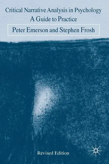 Cover of Critical Narrative Analysis in Psychology