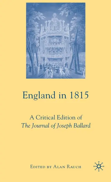 Cover of England in 1815