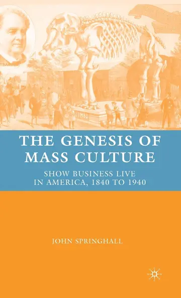 Cover of The Genesis of Mass Culture
