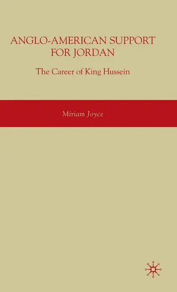 Cover of Anglo American Support for Jordan
