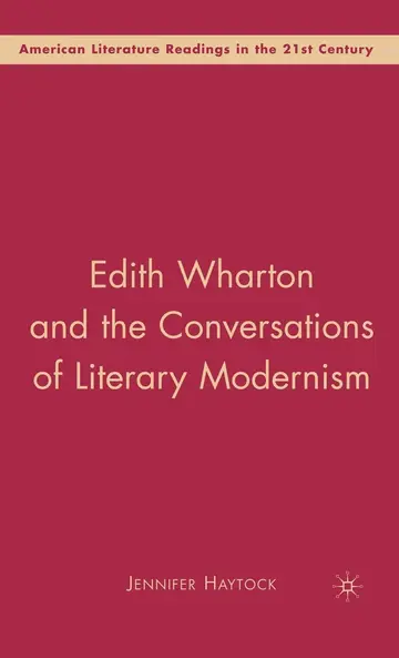 Cover of Edith Wharton and the Conversations of Literary Modernism