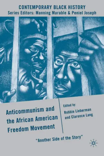 Cover of Anticommunism and the African American Freedom Movement