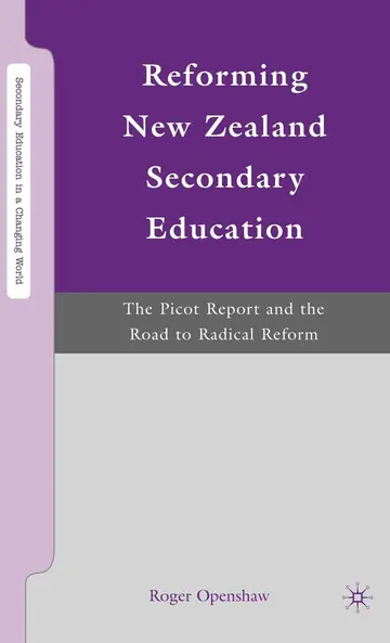 Cover of Reforming New Zealand Secondary Education
