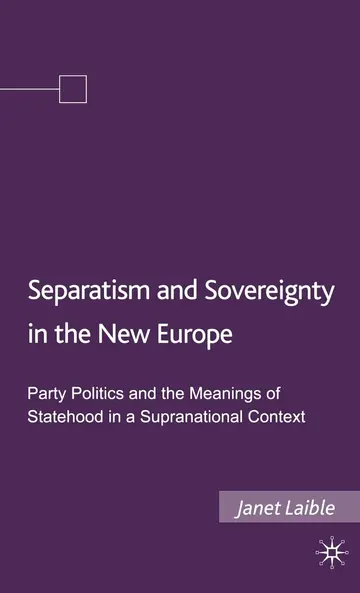 Cover of Separatism and Sovereignty in the New Europe
