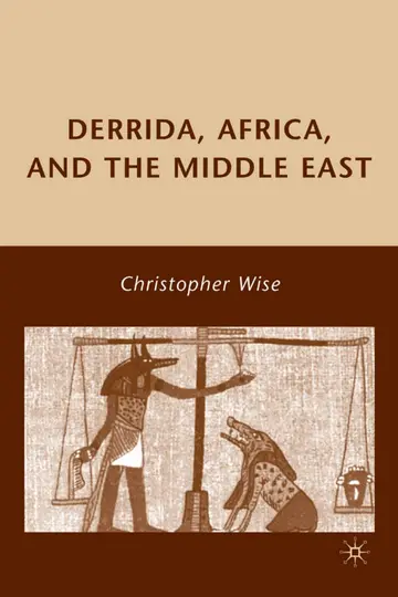 Cover of Derrida, Africa, and the Middle East