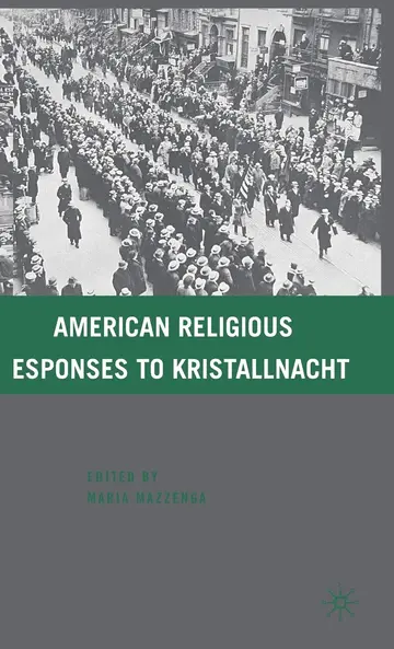 Cover of American Religious Responses to Kristallnacht