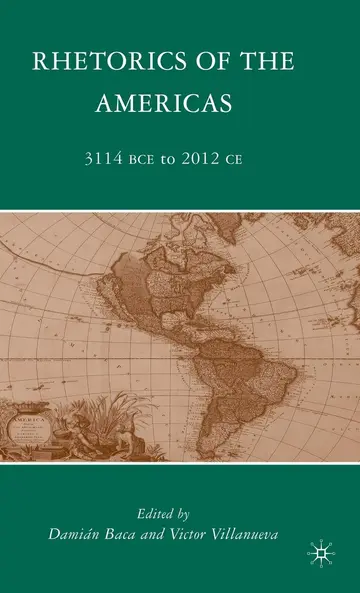 Cover of Rhetorics of the Americas