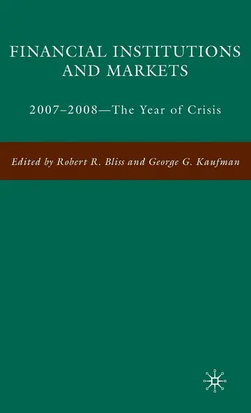 Cover of Financial Institutions and Markets
