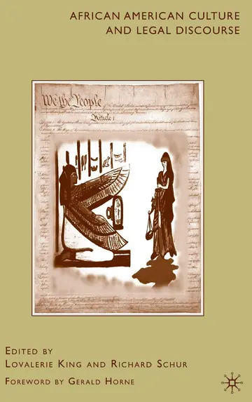 Cover of African American Culture and Legal Discourse