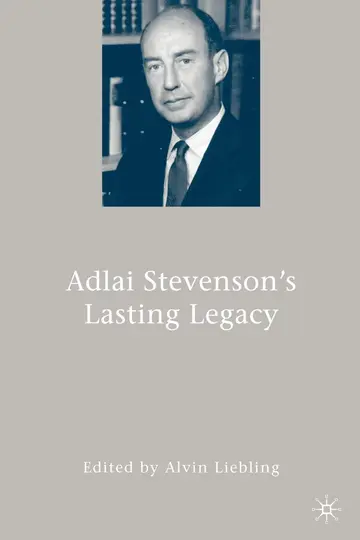 Cover of Adlai Stevenson's Lasting Legacy