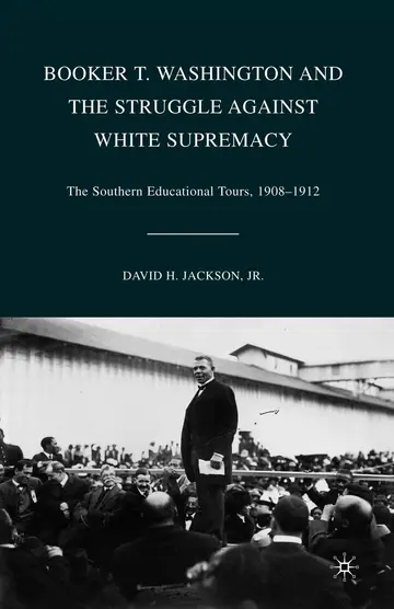 Cover of Booker T. Washington and the Struggle against White Supremacy
