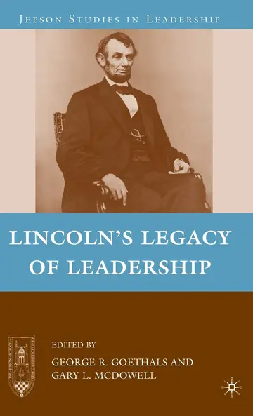 Cover of Lincoln’s Legacy of Leadership
