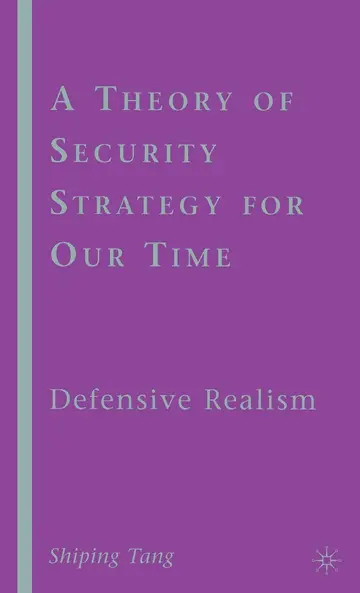 Cover of A Theory of Security Strategy for Our Time