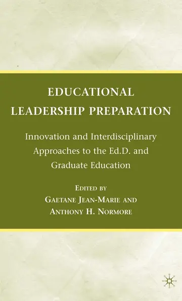 Cover of Educational Leadership Preparation