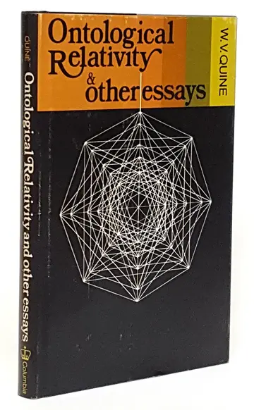 Cover of Ontological Relativity and Other Essays