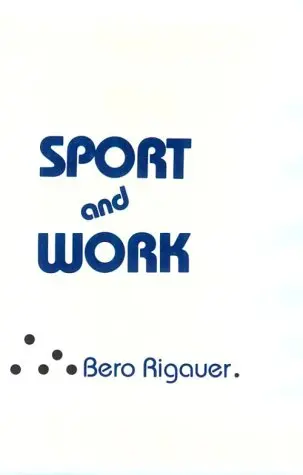 Cover of Sport and Work