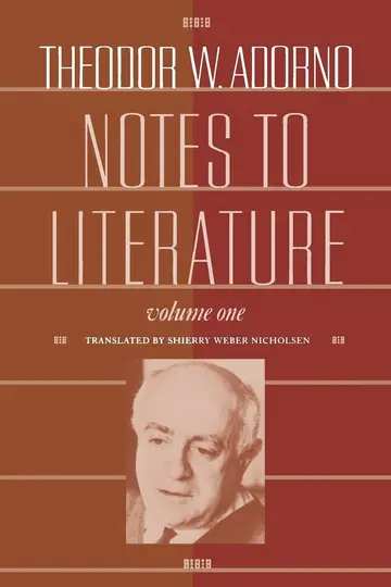 Cover of Notes to Literature