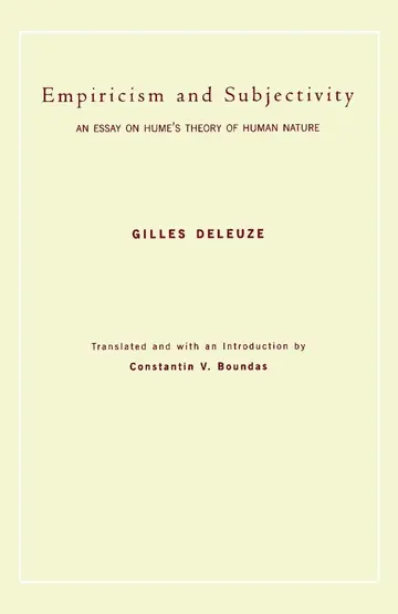 Cover of Empiricism and Subjectivity