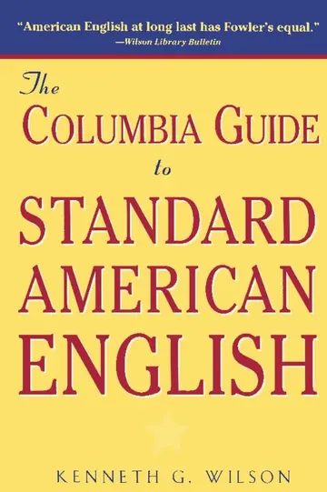 Cover of The Columbia Guide to Standard American English