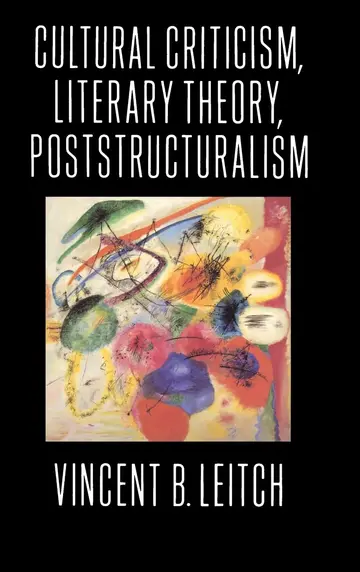 Cover of Cultural Criticism, Literary Theory, Poststructuralism