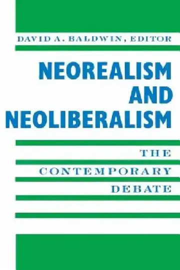 Cover of Neorealism and Neoliberalism