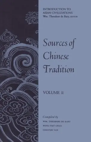 Cover of Sources of Chinese Traditions V 2 (Paper)