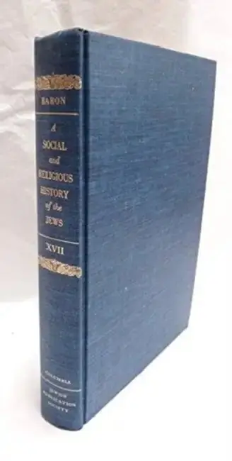 Cover of A Social and Religious History of the Jews
