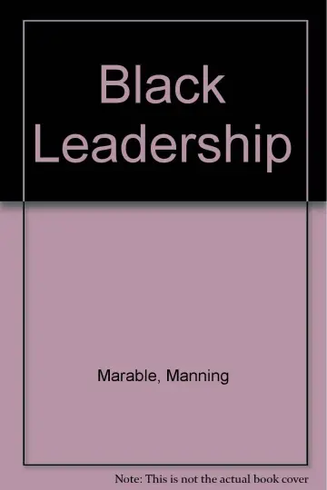 Cover of Black Leadership