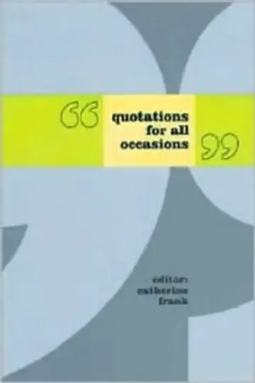 Cover of Quotations for All Occasions