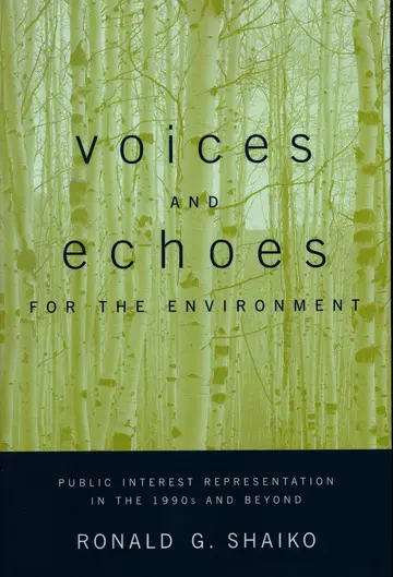 Cover of Voices and Echoes for the Environment
