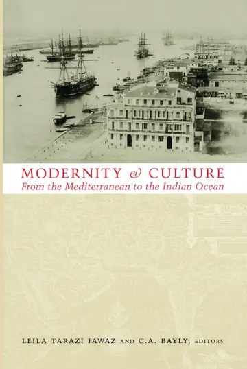 Cover of Modernity and Culture from the Mediterranean to the Indian Ocean, 1890 1920