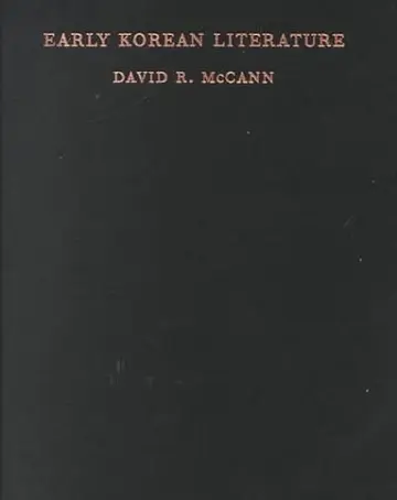 Cover of Early Korean Literature – Selections & Introductions