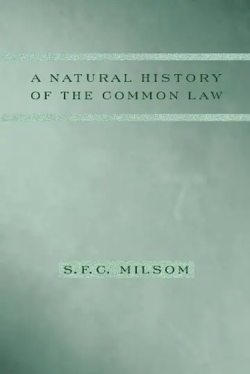 Cover of A Natural History of the Common Law