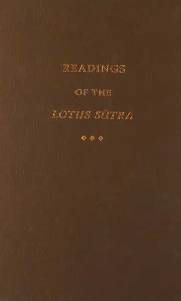 Cover of Readings of the Lotus Sutra