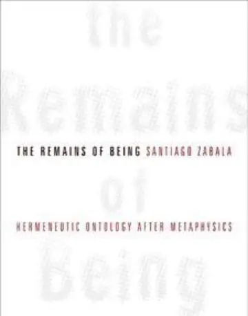 Cover of The Remains of Being