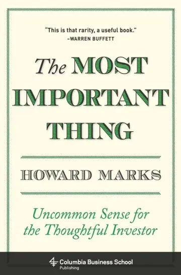 Cover of The Most Important Thing