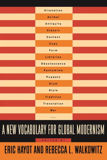 Cover of A New Vocabulary for Global Modernism