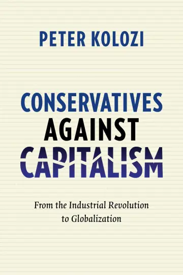 Cover of Conservatives Against Capitalism