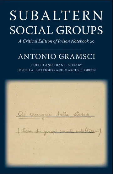 Cover of Subaltern Social Groups