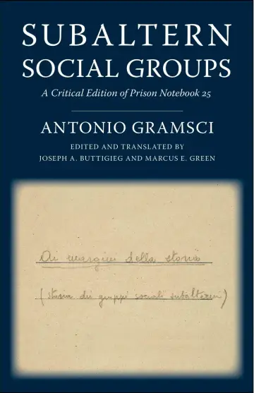 Cover of Subaltern Social Groups