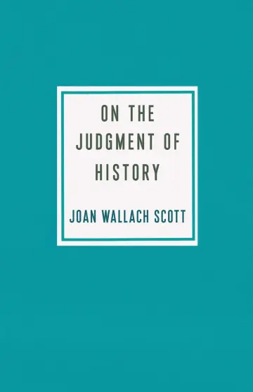 Cover of On the Judgment of History