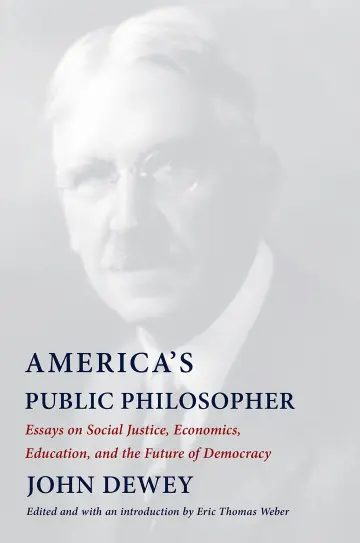 Cover of America`s Public Philosopher – Essays on Social Justice, Economics, Education, and the Future of Democracy