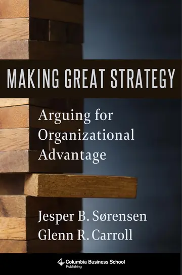 Cover of Making Great Strategy