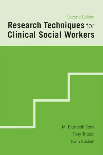 Cover of Research Techniques for Clinical Social Workers