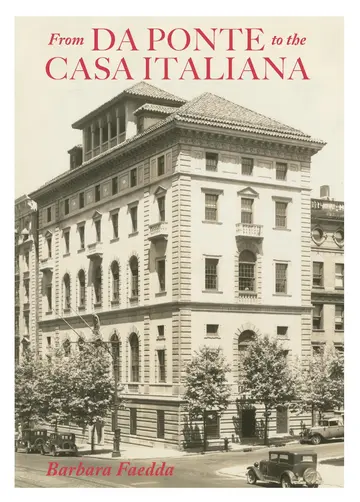 Cover of From Da Ponte to the Casa Italiana