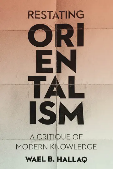 Cover of Restating Orientalism