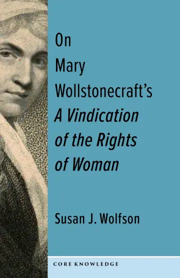 Cover of On Mary Wollstonecraft's A Vindication of the Rights of Woman