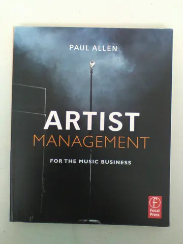 Cover of Artist Management for the Music Business