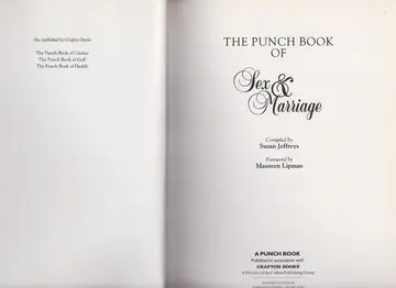Cover of "Punch" Book of Sex and Marriage