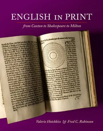 Cover of English in Print from Caxton to Shakespeare to Milton